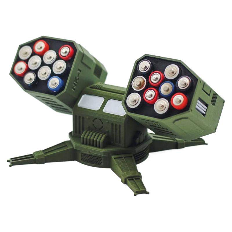 3D Printing Battery Storage Box Ornament Creative Desktop Figurines Decoration Aa Model Aaa Model Batteries Organizer Boxes