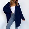 Loose Jumpers Woven Long Sweater Coat Trend Knitted Cardigan Outwear Women Long Sleeve Solid Color Pockets Casual Sweater Coats