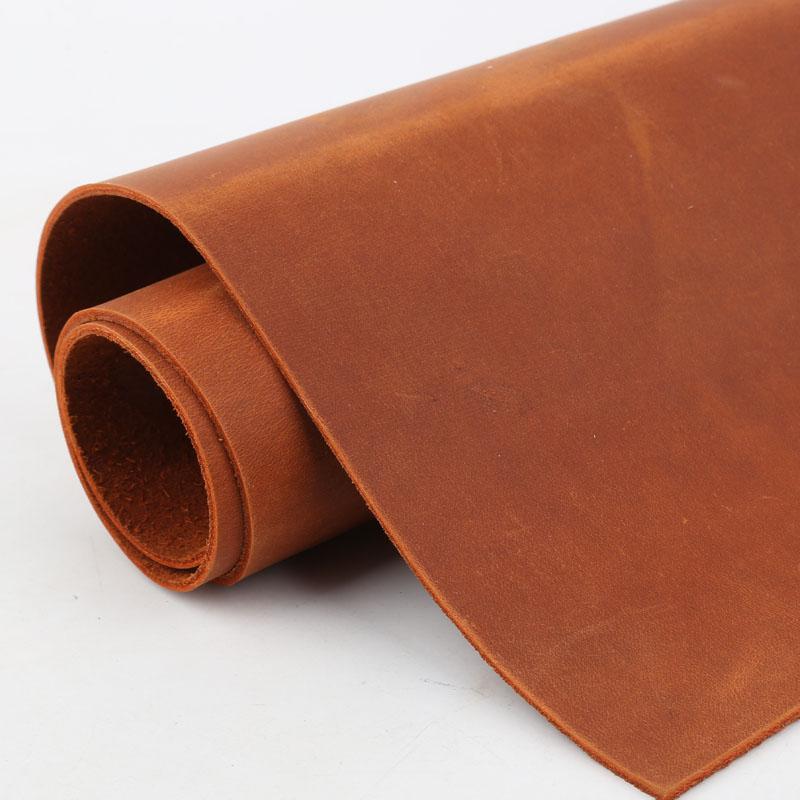 1.8mm thick rust red top layer made of genuine leather, handcrafted DIY leather, leather bag, hand book, leather fabric 20x30cm
