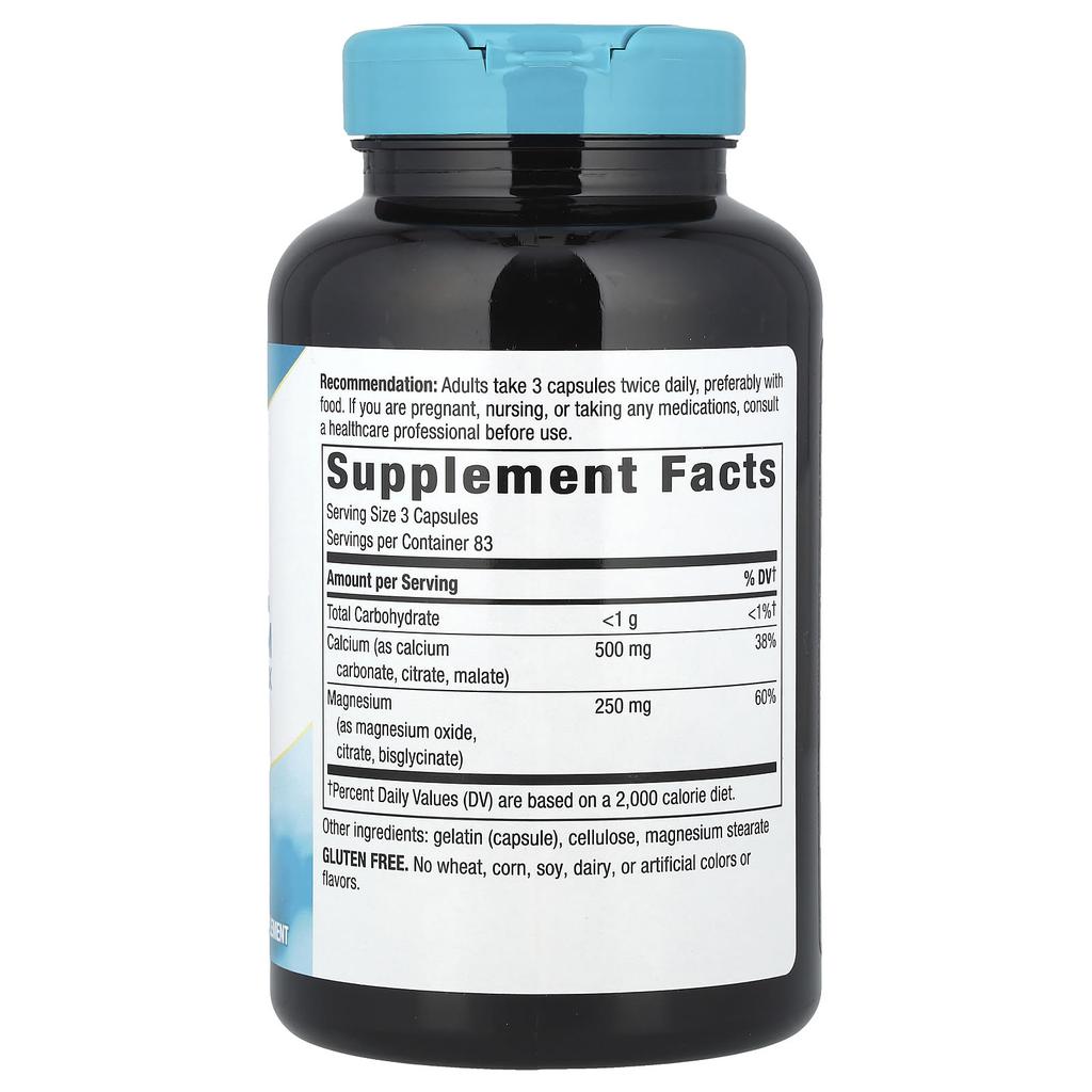 Nature'S Way, Calcium & Magnesium Mineral Complex, 250 Capsules