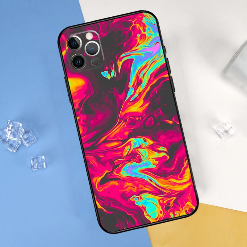Psychedelic trippy abstract art Phone Case For iPhone 16 Pro 15 Pro 11 13 14 Pro Max 12 Mini XR 16 15 Plus 16e Cover Shell