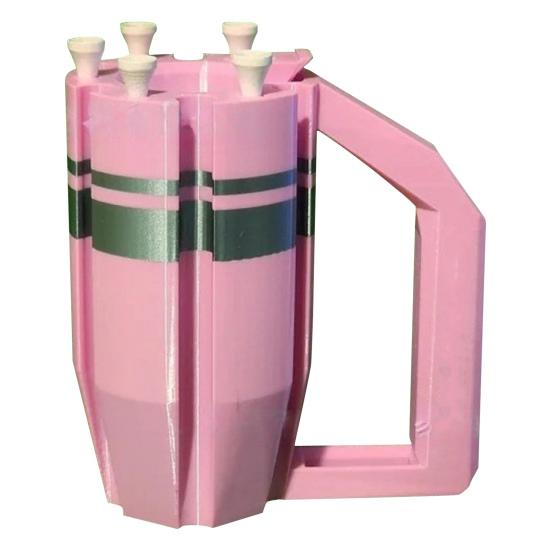 3D Printed Golf Club Carrier with Tee Ball Holder Holds Up to 6 Golf Clubs Golf Club Cylindrical Holder Organizer Support Stand Golf Accessory