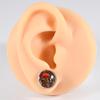 Unique Jellyfish Pattern Glass Ear Stretcher Handcrafted Expander Body Piercings Suitable for Comfortable All Day Wear