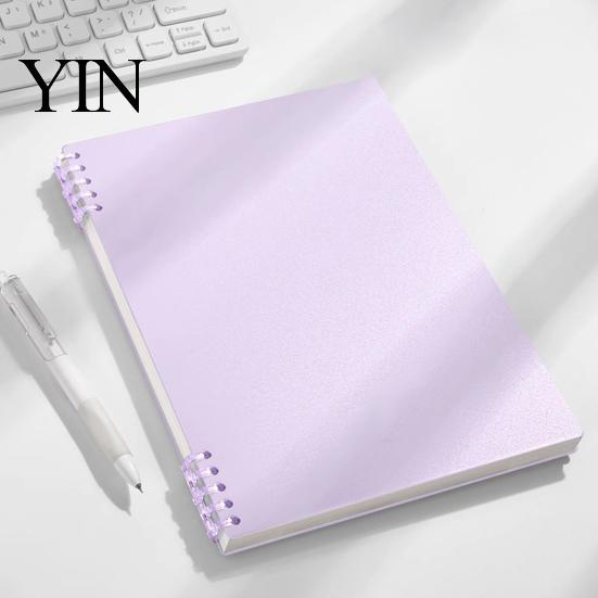 Blank Sketchbook for Doodling A5 Spiral Notebook, Lined /Horizontal Grid/Blank Inner Page, Professional Sketching Notebook Morandi Solid Color