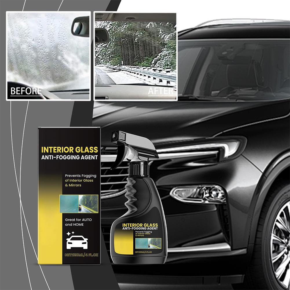 Car Anti-fog Agent Window Anti Fog Coating Agent Liquid Paint Care Polish Rainproof Auto Anti Fog Spray Glass Defogging Cleaner