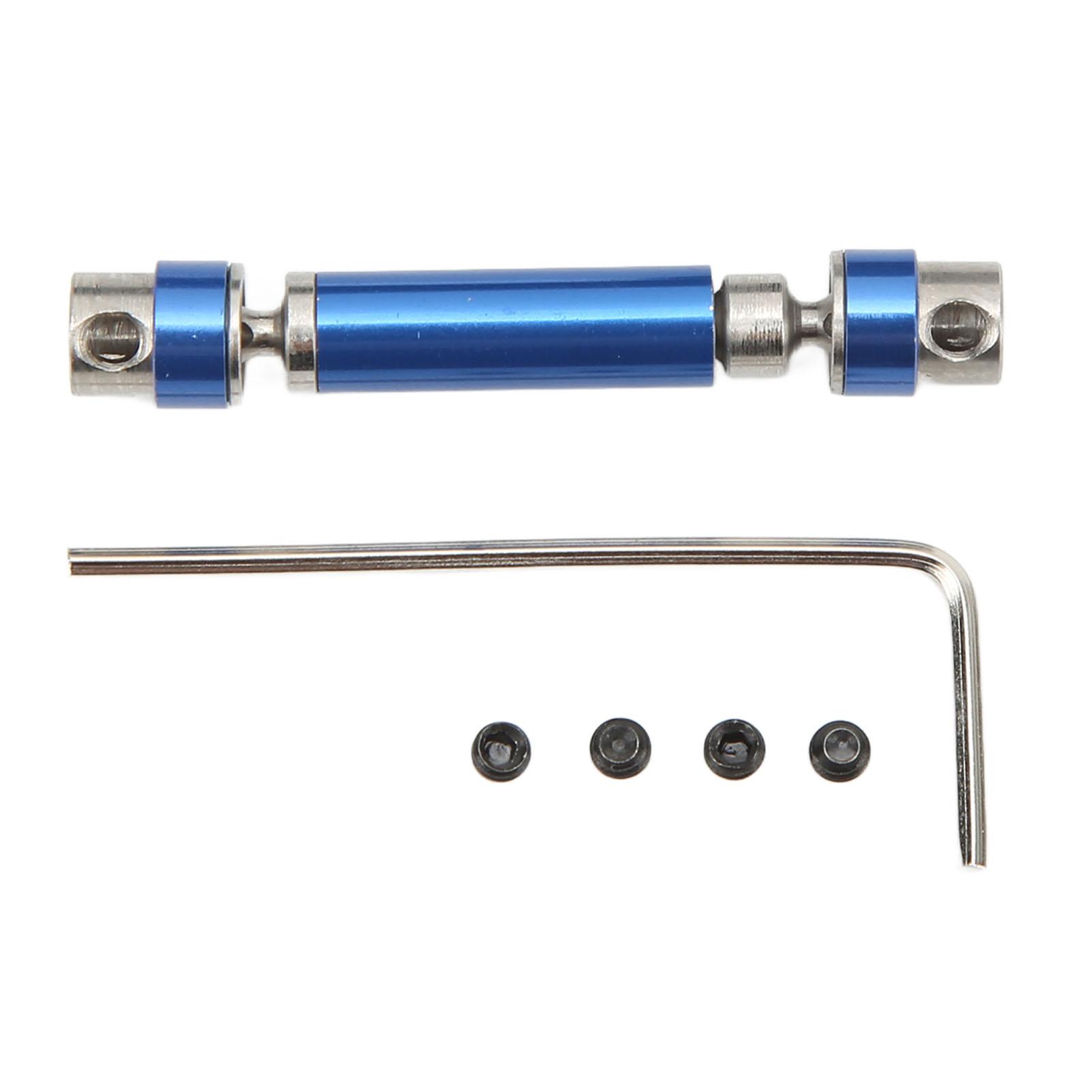 

RC Drive Shaft Steel Metal Mid Drive Shaft RC Car Accessories for Axial 1 24 for SCX24 Climbing Car 45‑60mm темно-синього кольору