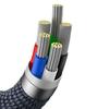 Cable Baseus  Baseus CAJY000301 Lightning - USB-C PD QC Cable 20W 480Mb/s 2m - Black