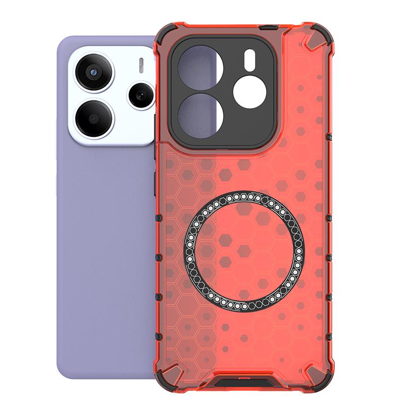 Magnetic for Magsafe Full Cover for Redmi Note 14 Pro Plus Note14Pro 13Pro+ POCO X7 5G Shockproof Transparent Protection Silicone TPU Case
