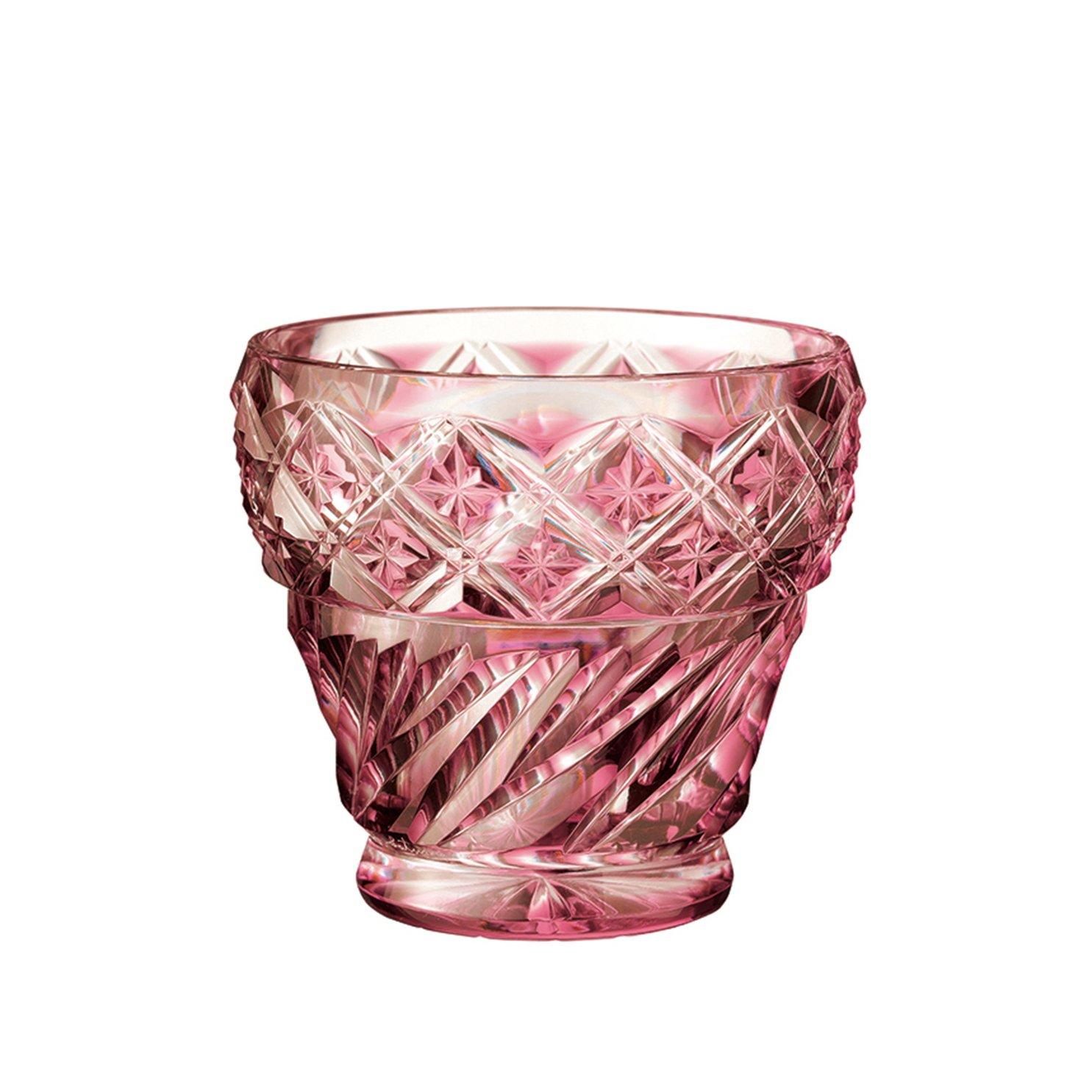 

Yamashita Crafts Satsuma Kiriko Free Cup Gold Red 13041200 8×7.3cm