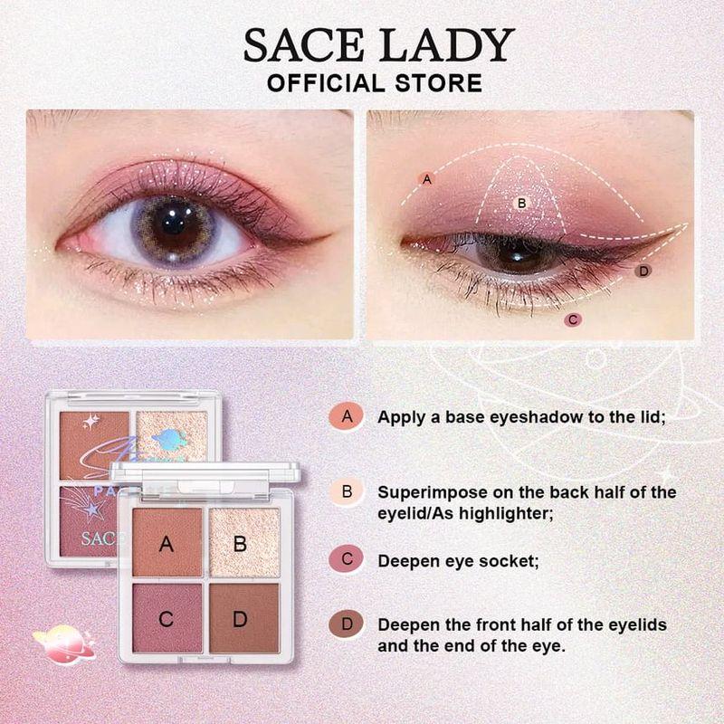 Sace Lady - Starry Eyeshadow Palette - 4 Types