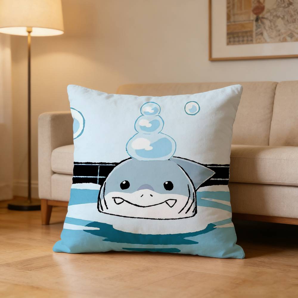JJeff The Land SShark Pillow Case Cushion Cover Throw Pillow Case For Car Sofa