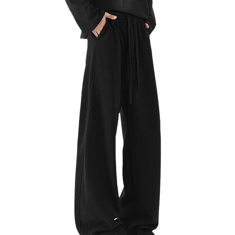 Small scimitar casual sweatpants men's autumn wear American retro hiphop pants loose and versatile sports trousers