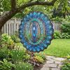Hanging 3D Wind Spinner Metal Rotating Wind Chime Yard Art Hanging Wind Chime  Garden