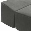 Folding Sofa Bed Dark Grey 200 x 70 x 15 cm Velvet