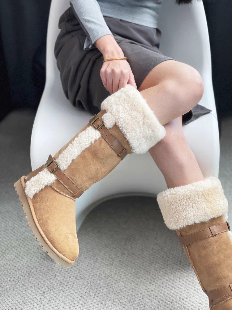 

Женские зимние ботинки на толстой подошве 2025 новые универсальные зимние нескользящие из овечьей шерсти набивные и утепленные высокие зимние хлопковые женские 40 малиновый