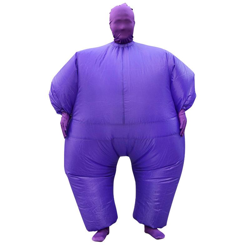 The Same Masked Ninja Spoof Big Fat Performance Cartoon Halloween Party Party White Silicon Inflatable Costume