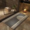 Quick-Dry, Non-Slip Diatomaceous Earth Bathroom Mat - Stylish, Absorbent, Cut-to-Fit, Stain & Wear Resistant