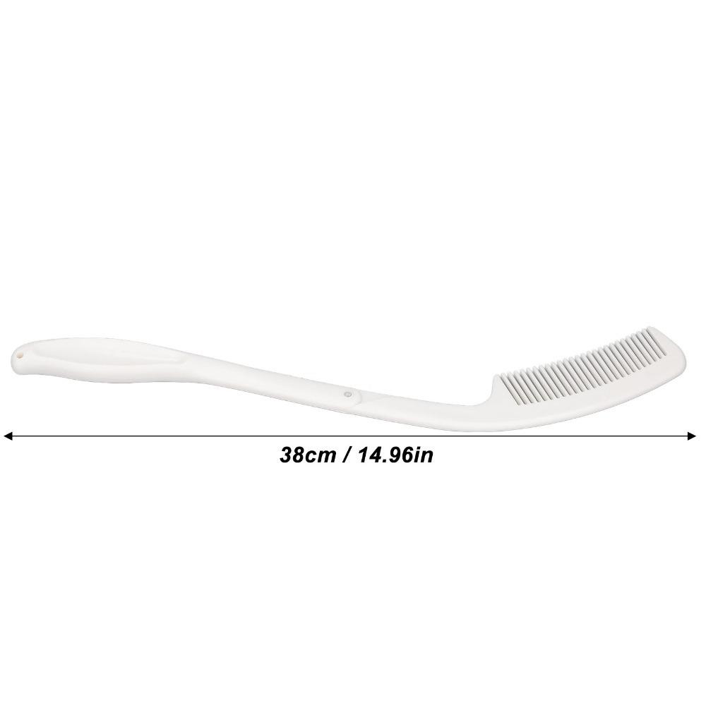 Foldable Design Foldable Long Handled Comb ABS Material Folding Hair Comb  Elderly People