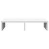 VidaXL Support de moniteur blanc 50x27x10 cm bois d'ingénierie, support de moniteur pour bureau, étagère de moniteur, 854643