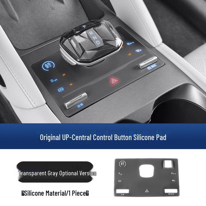 

Silicone Protective Pad for BYD Yuan UP Console Gear Shift Buttons, Waterproof Dustproof Interior Cover