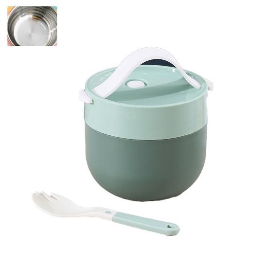 Taza de sopa Yousheng, recipiente de plástico inoxidable de grado alimenticio para preparar comidas, para el almuerzo, tazón, caja de sopa para el hogar