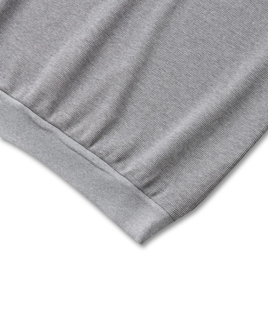 Teilleochaedeu Tactile Waffle Crewneck (Gray)
