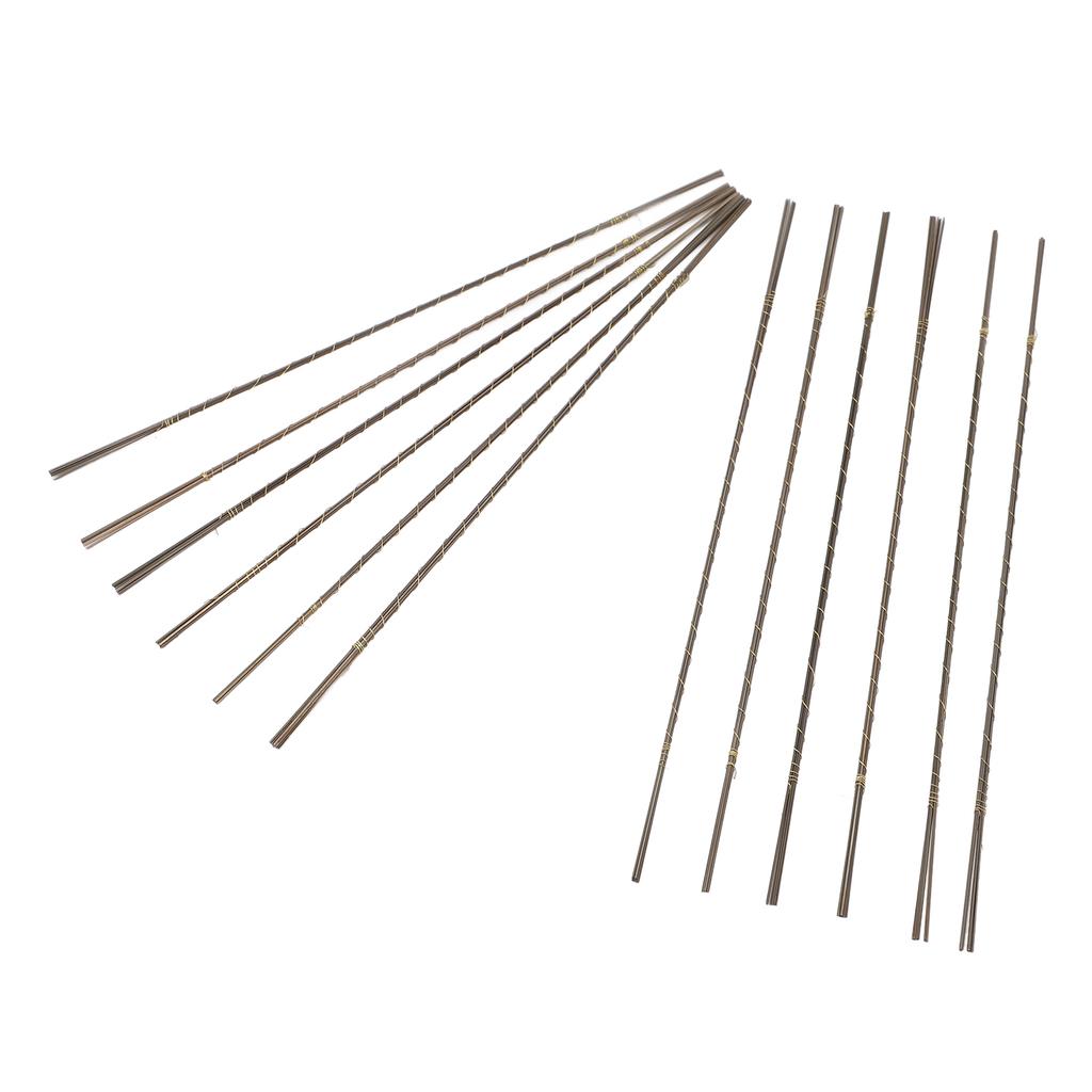 144 Pack 6/0 Jewelers Saw Blades High Hardness Scroll Saw Blades Assortment for Wood Metal Cutting
