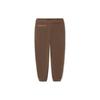 Li-Ning Embroidered Logo Fleece Loose Sports Pants Unisex Pants Brown AKLRA27-1