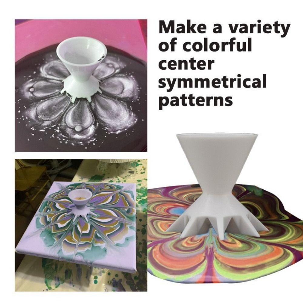 No Spill Design Paint Pouring Split Cup 7 Leg Funnel Mini Split Cup Funnel Split Cup For Fluid Art