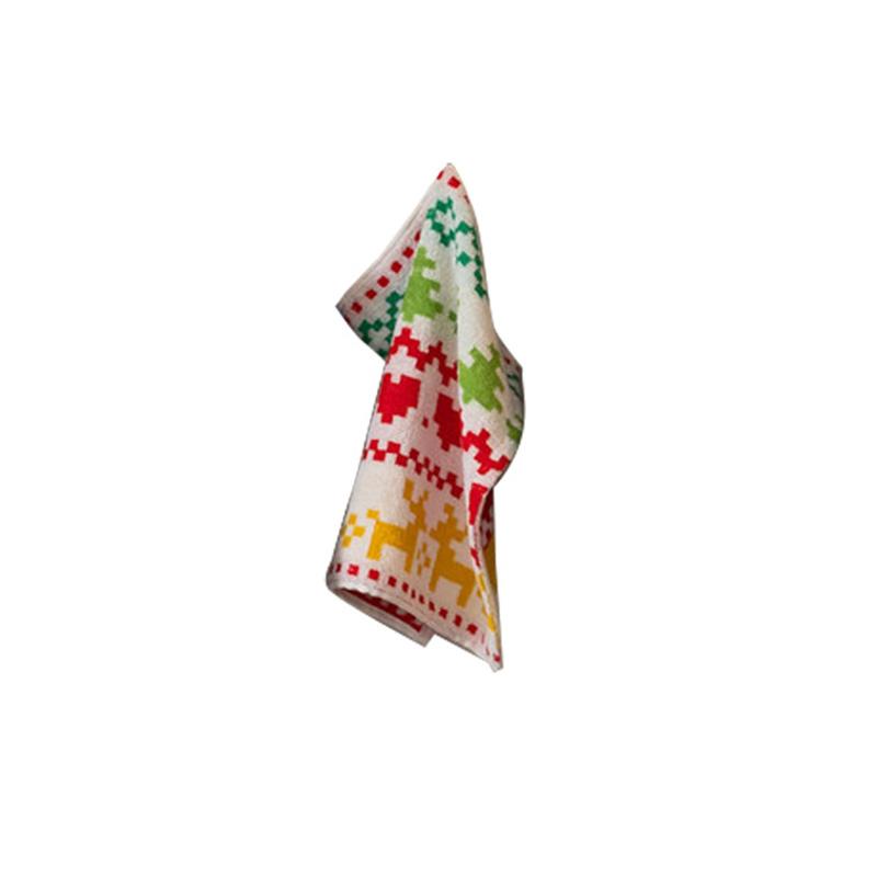 

1 шт. впитывающее полотенце 35*35 см/74*34 см рождественская серия Санта-Клаус снежинка узор для ванной 35*35cm