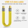 HdoorLink 5A Fast Charging Short Cable PD 60W/100W USB C To Type C Cable 40Gbps Data Cable Thunderbolt 3 Cable For Laptop Cellphone
