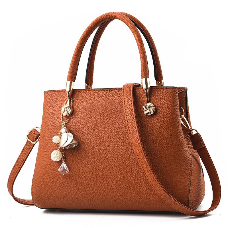 Fashi Handbag New Luxury Handbags Women Bags Designer Lychee Pattern Female Bag All-match Single Shoulder Messenger Bag