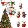 Christmas Tree Hanging Ornaments 2D Acrylic Cat Shaped Pendants Christmas Decorations For Home 2026 Xmas Gifts New Year 2026