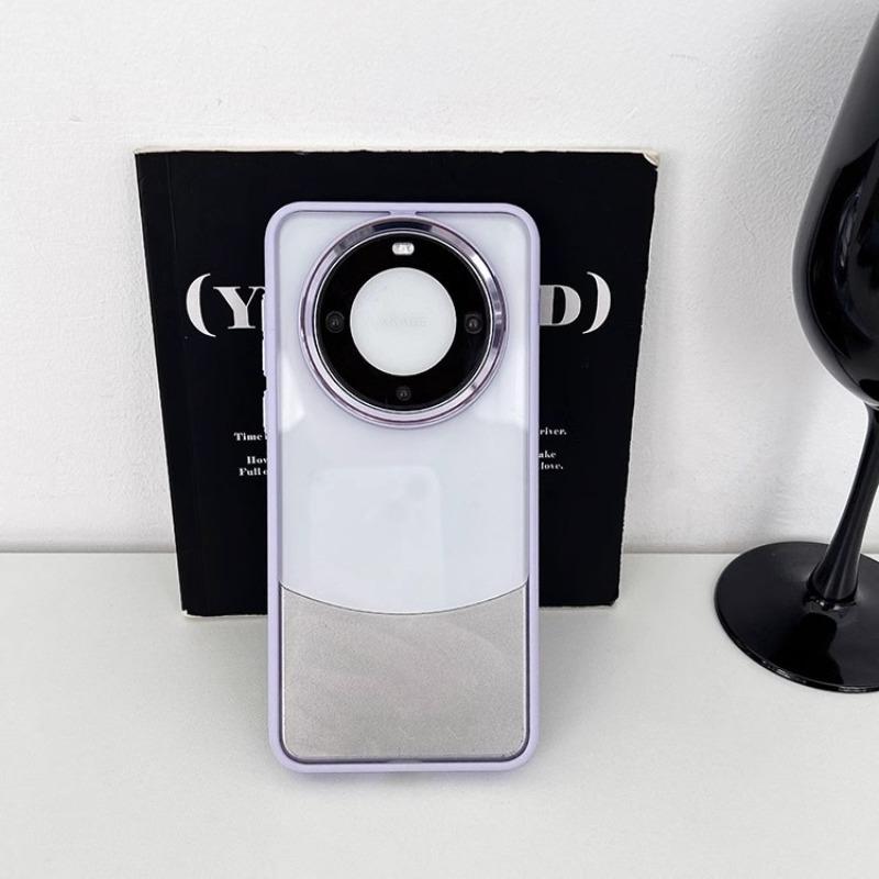 Golden Shield Eagle Eye Metal Camera Frame Clear Phone Case, Shockproof Cover for Huawei Mate80 Pro / Pura70 / Xiaomi 15 Pro