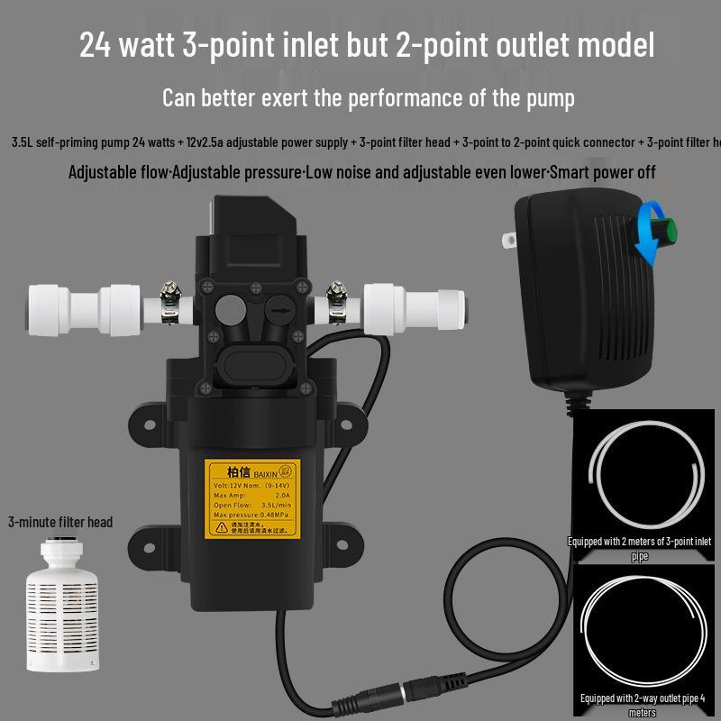 Automatic Self-Priming Water Pump Booster & Purifier System