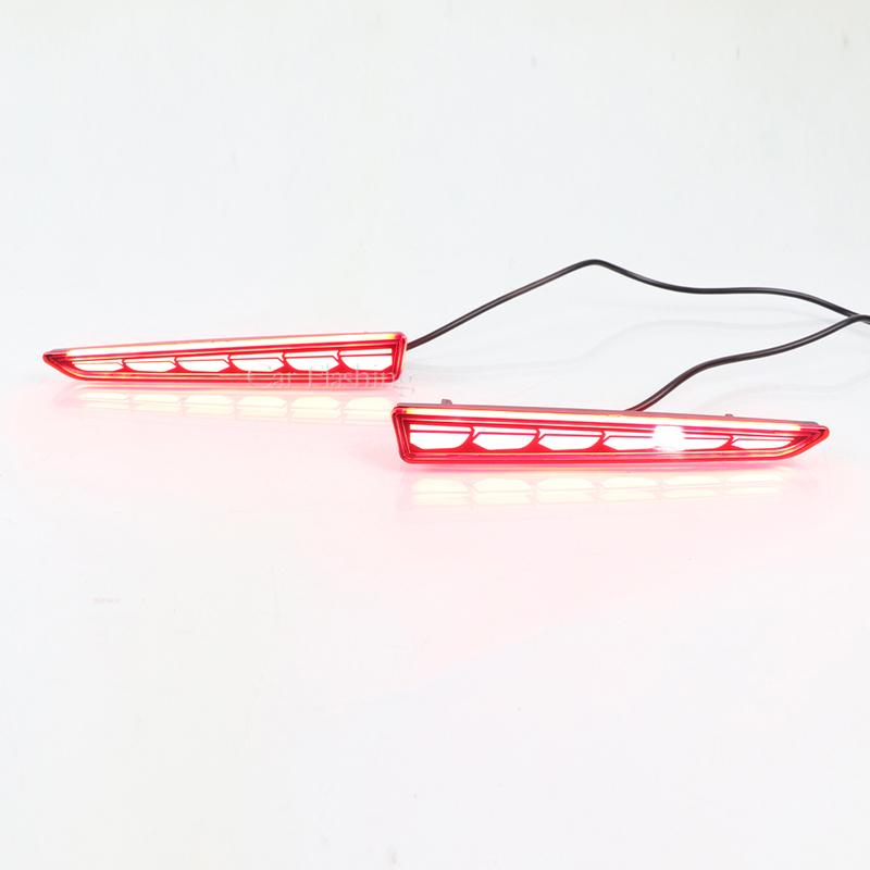 2PCS Auto Lighting LED Rear Fog Lamp For Toyota Raize 19-22 Tanto-Custom Brake Light Rear Bumper Decoration Lamp