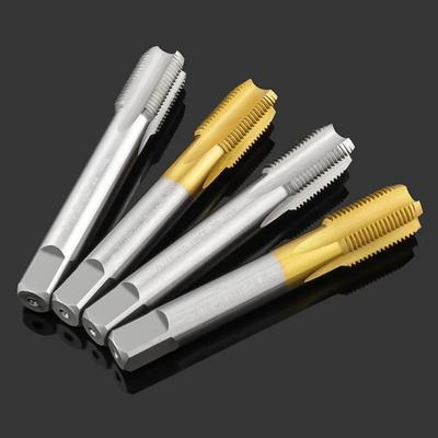 High Speed Steel HSS Spiral Threading Tap Silver Gold Metric Screw Taps