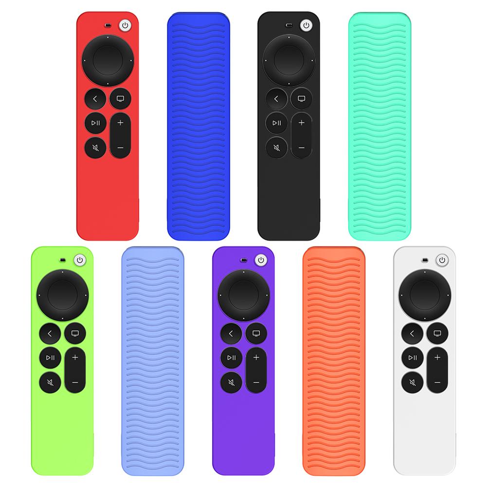 Silicone Protective Remote Control Case for Apple TV 4K Anti Slip Lightweight Remote Controller Cover Sleeve Skin for APPLE TV
