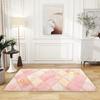 Alfombra de Estilo Lujo Ligero de Moda para Sala de Estar Decoración del Hogar Mesas de Café Alfombras Antideslizantes para Sofá Dormitorio Alfombrillas de Piso Lavables