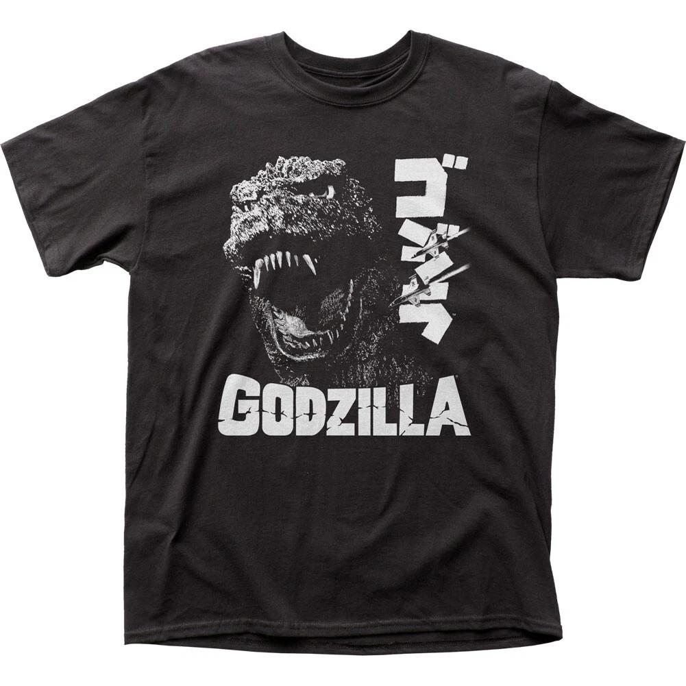 Godzilla Scream Mens T Shirt Cult Classic Monster Movie Tee New Black