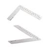 Precise Engineered Stainless Steel Angled Finders With Clear Marking For Carpentry Metalworking Technical Drafting Tasks