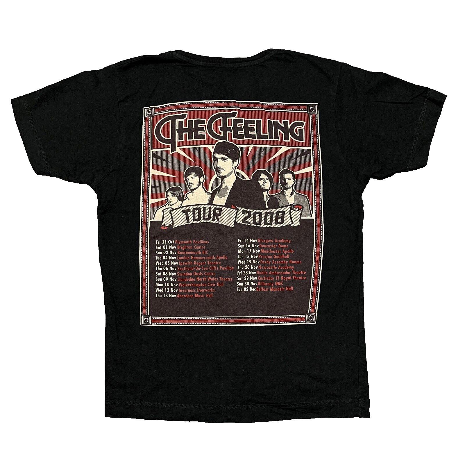 Vintage Band Shirt The Feeling Indie Rock Britpop Arctic Monkeys The Strokes Y2K Unisex T-Shirt XL