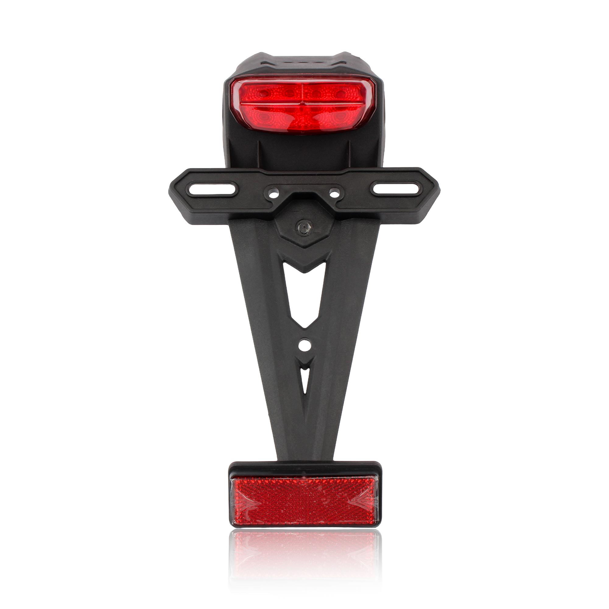 Enduro Motocross Rear Fender LED Taillight Brake Light Signal Light Universal Motorcycle DirtBike Supermoto Off Road Racing Part
