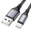 Nabíjecí kabel RAVIAD pro iPhone [3M/MFi Certified] Lightning kabel Rychlé nabíjení Přenos dat Vysoká životnost Prevence odpojení iPhone 13/13 Pro/