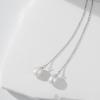 Eleganti orecchini a lobo con perle d'acqua dolce: Ganci per orecchini rotondi in Argento Sterling 925 ad alta lucentezza, design a lampadina