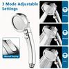 1Set/3pcs Bath Supercharged Shower Head Bath Button Set Adjustable Shower Hose