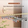 12Pcs Adjustable Metal Hangers With Clips, Non-Slip Space-Saving For Pants/Skirts & All Garments, Keep Clothes Tidy & Organized