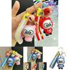 Adorable Cartoon Hoodie Panda Keychain Cute Silicone Key Ring Fashion Gift