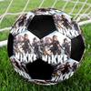 Soccer Ball Colorful Machine Stitched PVC Size 5 Team Training Competition Ready Durable High-Bounce Cool Sports Gift
