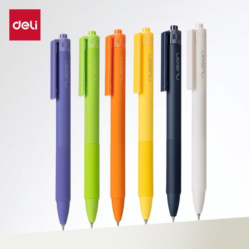 Deli NUSIGN Черная Гелевая Ручка Быстросохнущая 0,5 мм